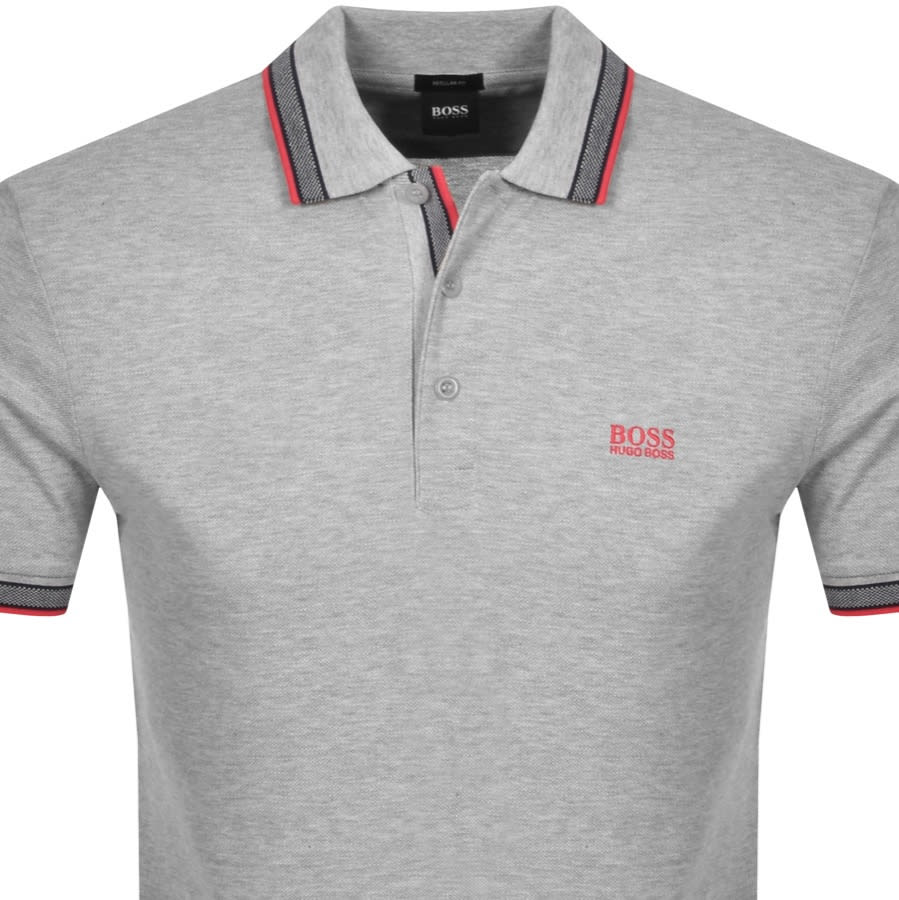 Alternative Image for ProductBOSS Paddy Polo T Shirt Grey2